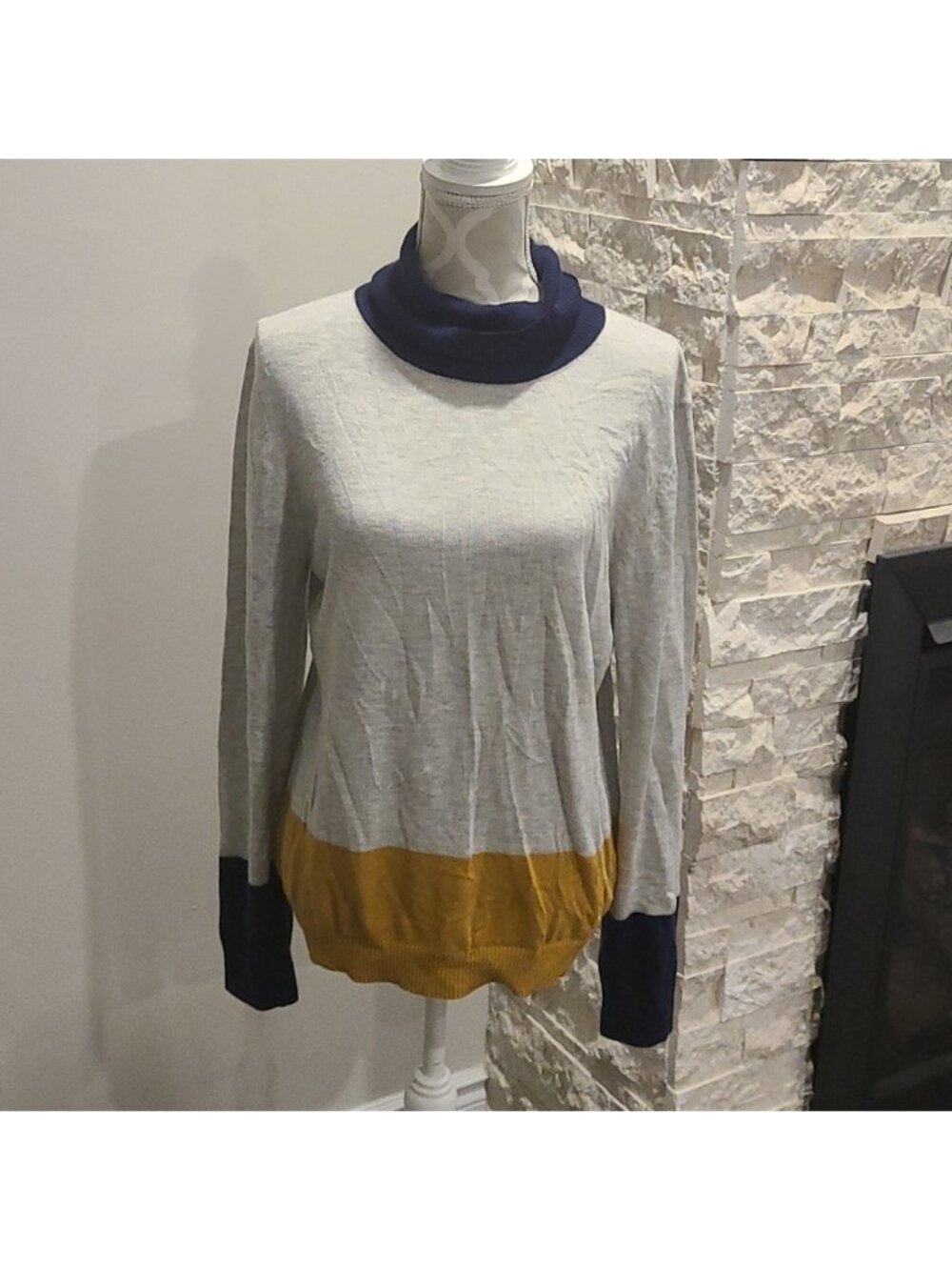 Jeanne Pierre Cashmere infused turtle neck
